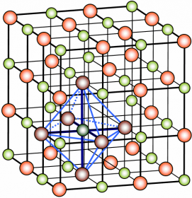 H. Hoffmeister / CC BY-SA (http://creativecommons.org/licenses/by-sa/3.0/);  https://upload.wikimedia.org/wikipedia/commons/2/2e/NaCl-Ionengitter.png