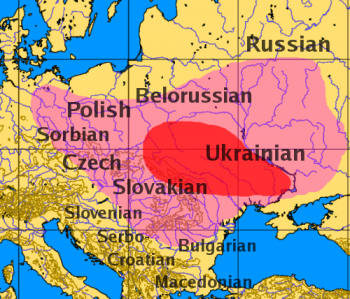 Původní autor neuveden, autorem české verse Martin Vrut/ CC BY-SA (http://creativecommons.org/licenses/by-sa/3.0/);  https://upload.wikimedia.org/wikipedia/commons/3/3e/Slavic_distribution_origin.png
