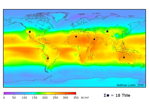 Zdroj: „Solar land area“ od Mlino76 – http://www.ez2c.de/ml/solar_land_area/. Licencováno pod CC BY 2.5 via Wikimedia Commons - https://commons.wikimedia.org/wiki/File:Solar_land_area.png#/media/File:Solar_land_area.png