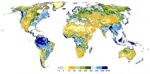 By Petra Döll - uploaded by Hpdoell - Own work from: Döll, P., Fiedler, K. (2008): Global-scale modeling of groundwater recharge. Hydrol. Earth Syst. Sci., 12, 863-885., CC BY-SA 3.0, https://commons.wikimedia.org/w/index.php?curid=20409398