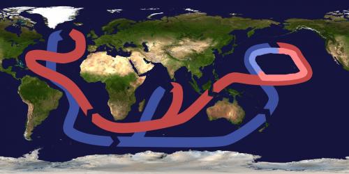 By Brisbane - http://commons.wikimedia.org/wiki/Image:Thermohaline_circulation.png, Public Domain, https://commons.wikimedia.org/w/index.php?curid=8149540