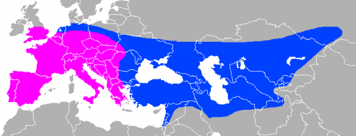 This file is licensed under the Creative Commons Attribution-Share Alike 4.0 International;  https://commons.wikimedia.org/wiki/File:Neanderthal_Range.png