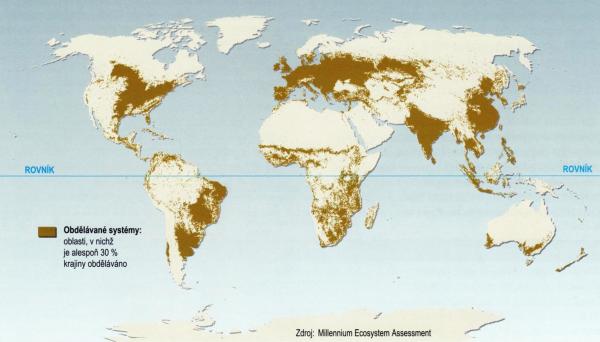 Zdroj:  Millénnium   Ecosystem Assessment          