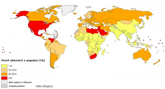 VK (počeštěno) podle https://bariatricglobe.com/en/obesity-in-the-world/Zdroj: WHO